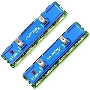 HyperX 2GB(2 x 1GB), 128M X 64, Non-ECC, 800MHz, DIMM 240-pin, SDRAM-DDR2, 2.0V, CL4, Gold KHX6400D2LLK2/2GMIKE