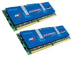 HyperX Memory HyperX 1GB 675MHz DDR2 2pk KHX5400D2K2/1G