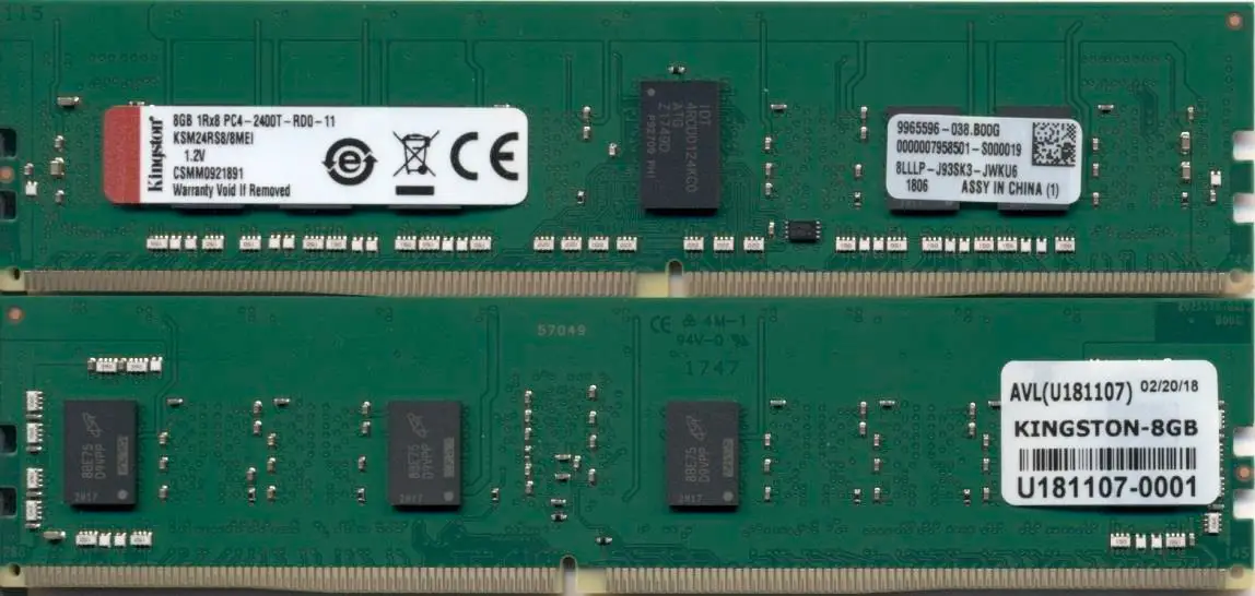 Kingston Technology KSM24RS8/8MEI 8 GB