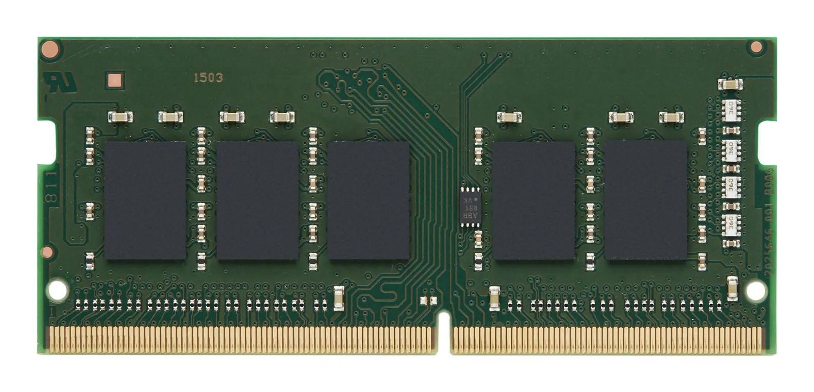 Kingston Technology Kingston KSM32SES8/8HE hafıza birimi 8 GB 1 x 8 GB DDR4 3200 MT/s 260-pin SO-DIMM ECC