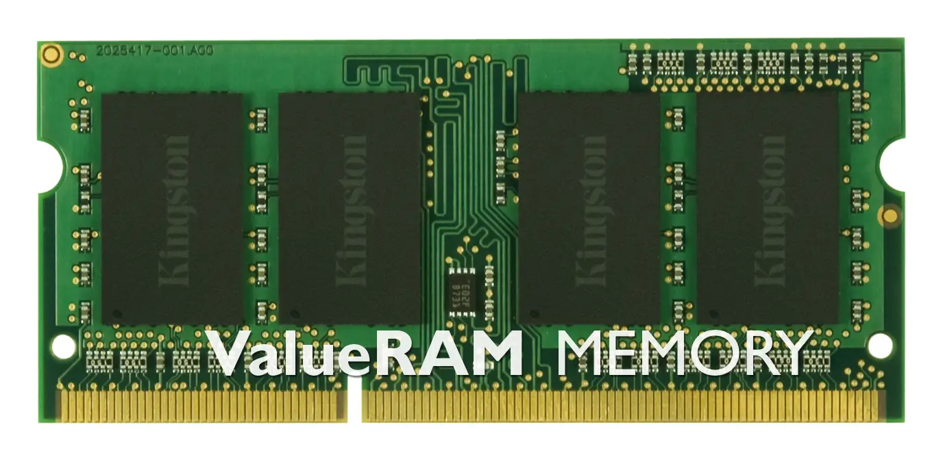 Kingston Technology 2GB, 1333MHz, DDR3, Non-ECC, CL9, SODIMM KVR1333D3S9/2G