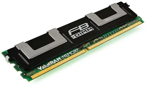 Kingston Technology 2GB 533MHz DDR2 ECC Fully Buffered CL4 DIMM Dual Rank, x4 KVR533D2D4F4/2G