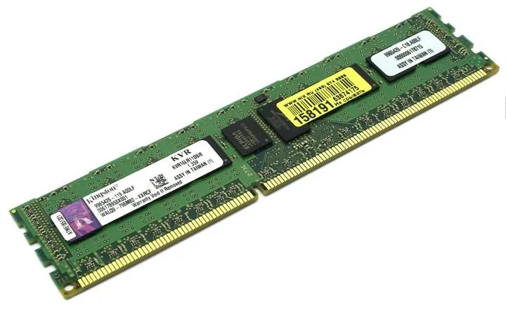 Kingston Technology Kingston ValueRAM KVR16LE11S8/4I hafıza birimi 4 GB 1 x 4 GB DDR3 240-pin DIMM ECC