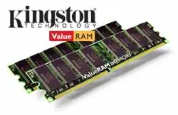 Kingston Technology Memory 1GB Kit400MHz ECCReg DDR CL3 2pk KVR400D8R3AK2/1G