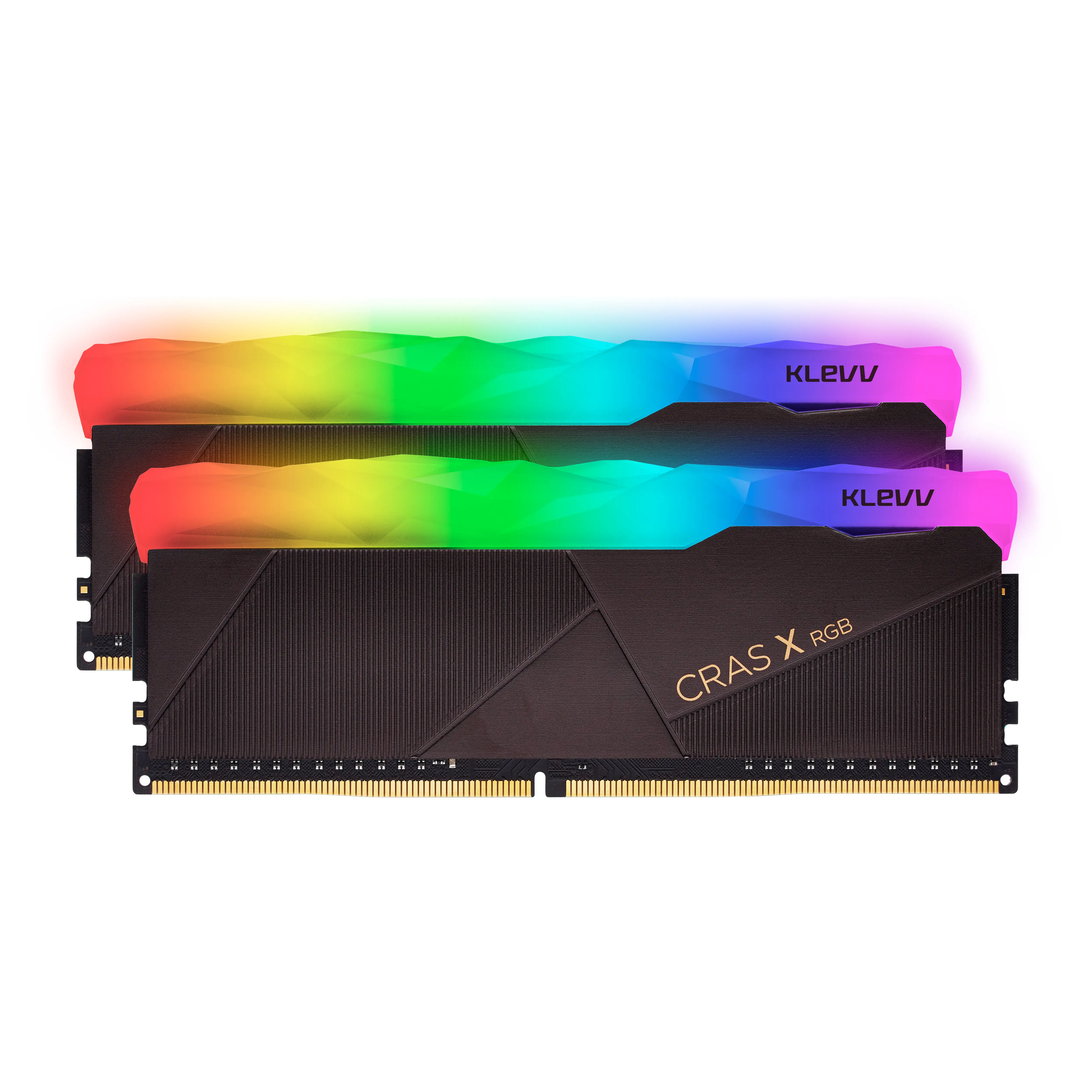 Klevv CRAS X RGB 32GB kit (16GB x2) 3600MHz Gaming Memory DDR4- XMP 2.0 High Performance Overclocking KD4AGU880-36A180X (2x16GB) DIMM RAM Bellek DIMM Masaüstü RAM