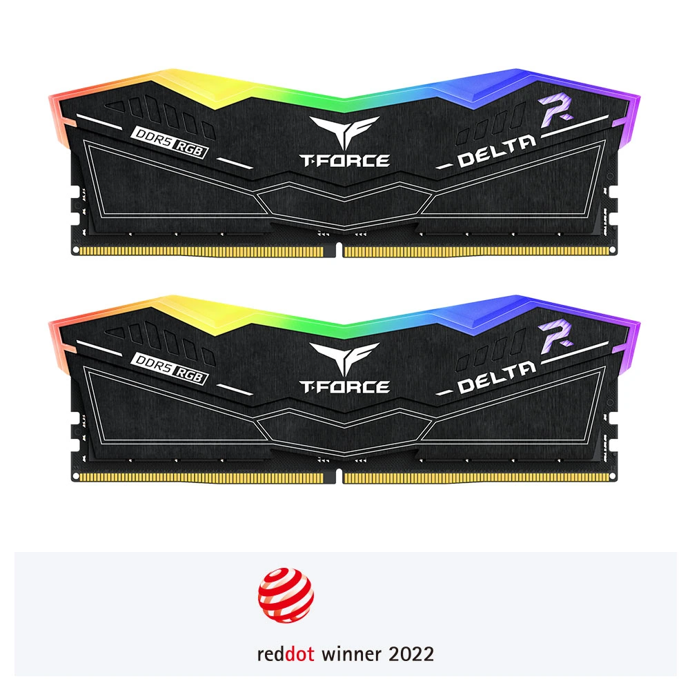 TEAMGROUP T-Force Delta TUF Gaming Alliance RGB 64 GB 64 GB (2x32GB) 5600 MHz CL40 DDR5 Masaüstü RAM