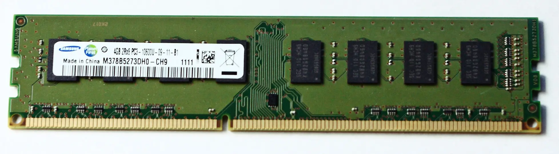 Samsung DDR3 4GB, PC1333 M378B5273DH0-CH9