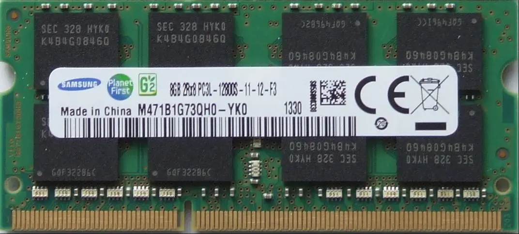 Samsung 8GB PC3-12800 M471B1G73QH0-YK0