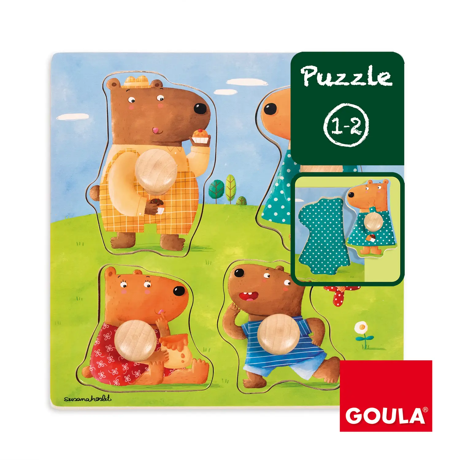 Jumbo Bear Family Puzzle 53119