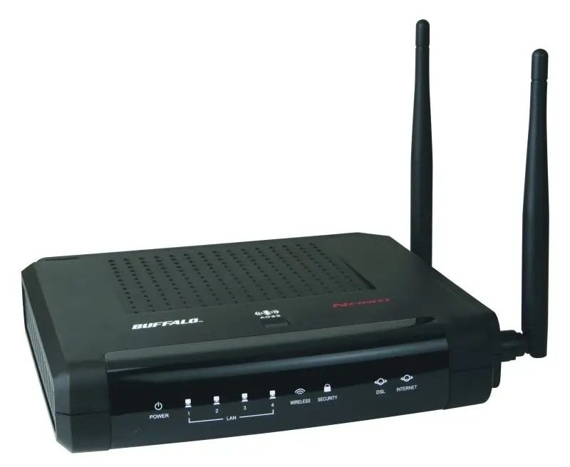 Buffalo Wireless-N Nfiniti Broadband ADSL2+ Modem Router WBMR-G300N-EU