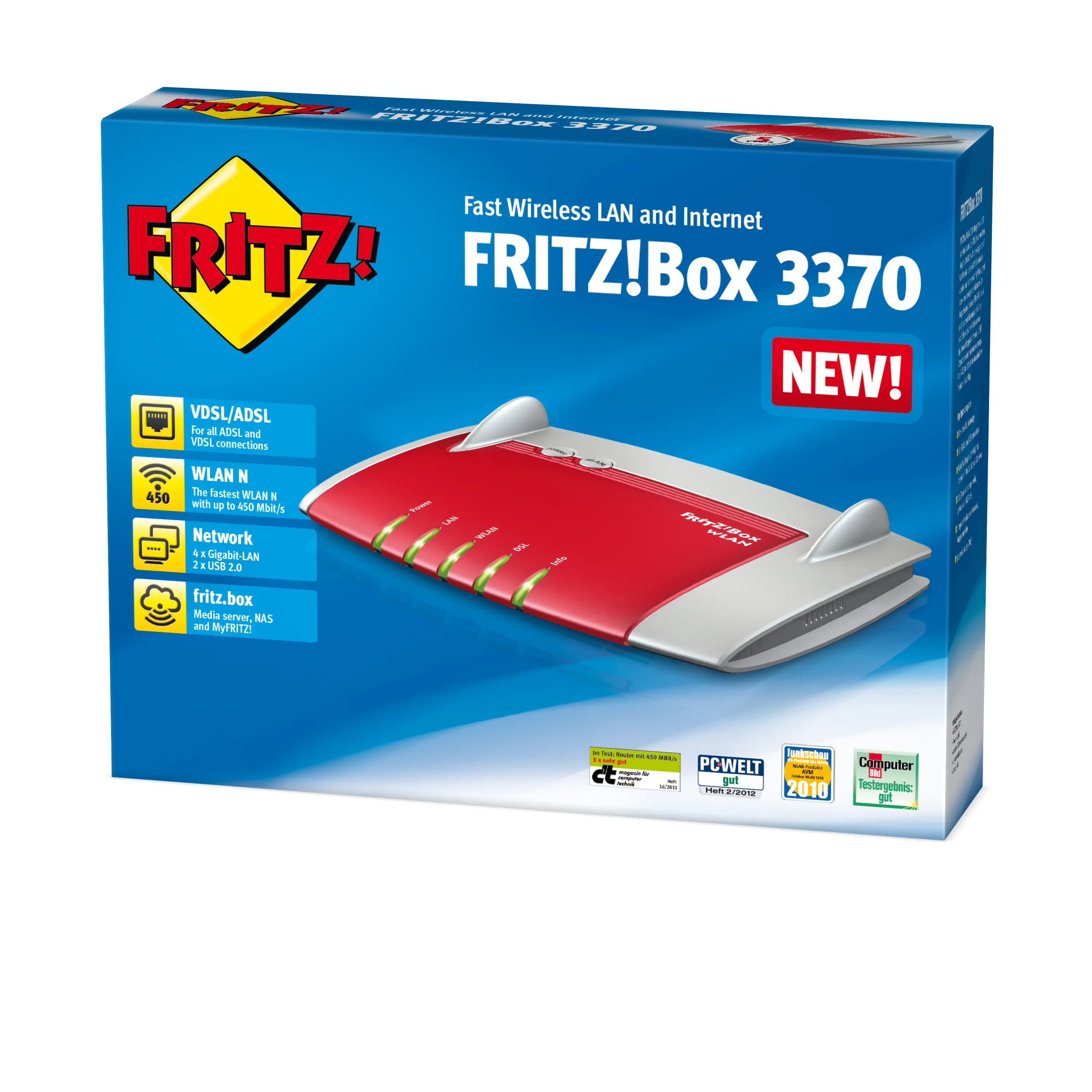 FRITZ! FRITZ!Box 3370 Edition International 4 GHz 20002563