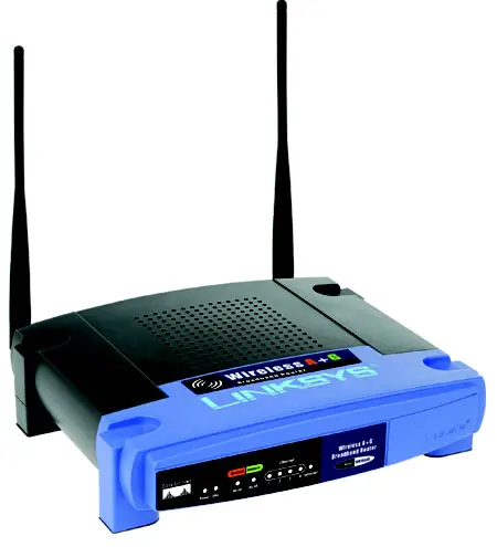 Linksys Dual-Band Wireless A+G Broadband Router WRT55AG-EU