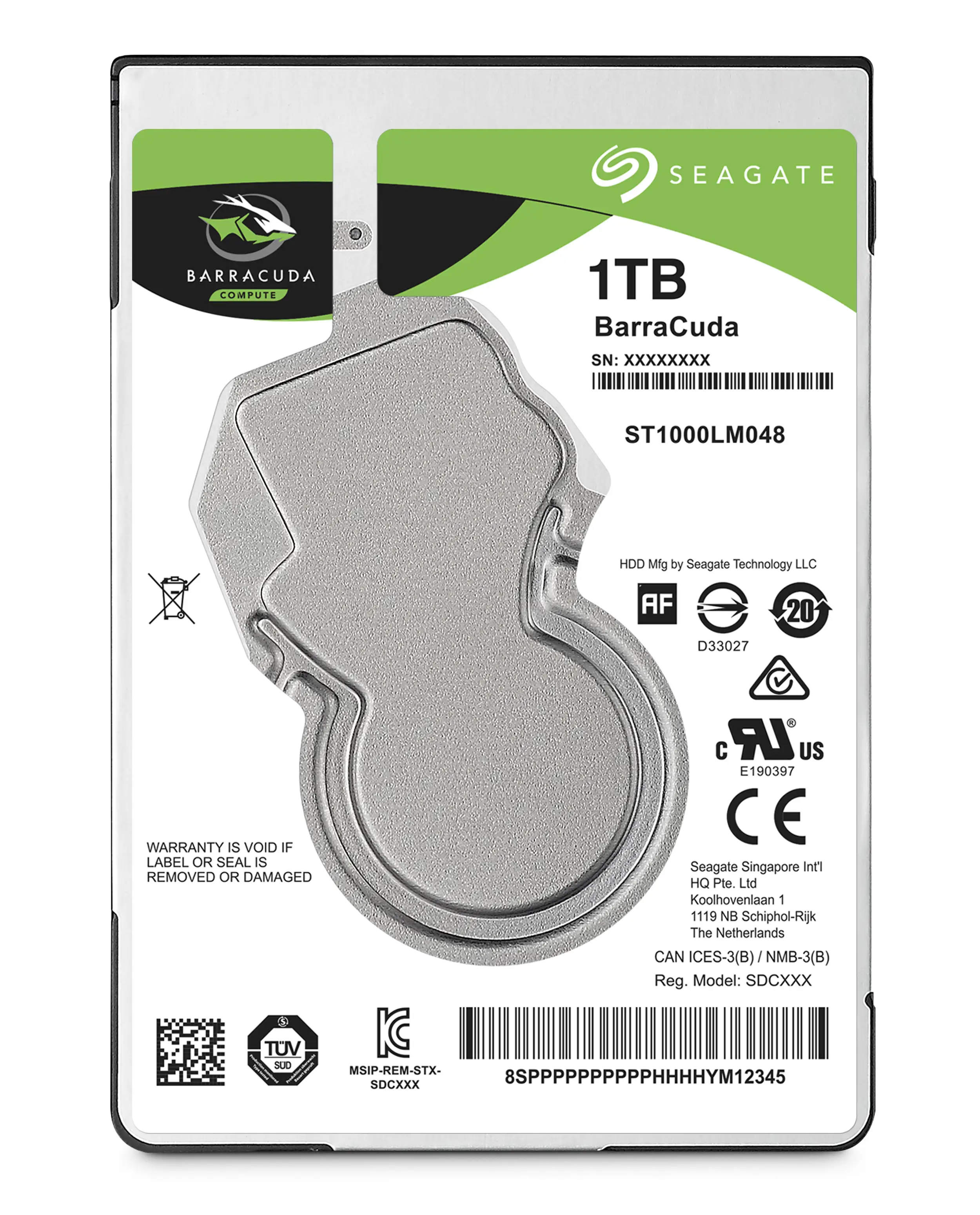 Seagate BarraCuda 2.5" 1 TB ST1000LM048