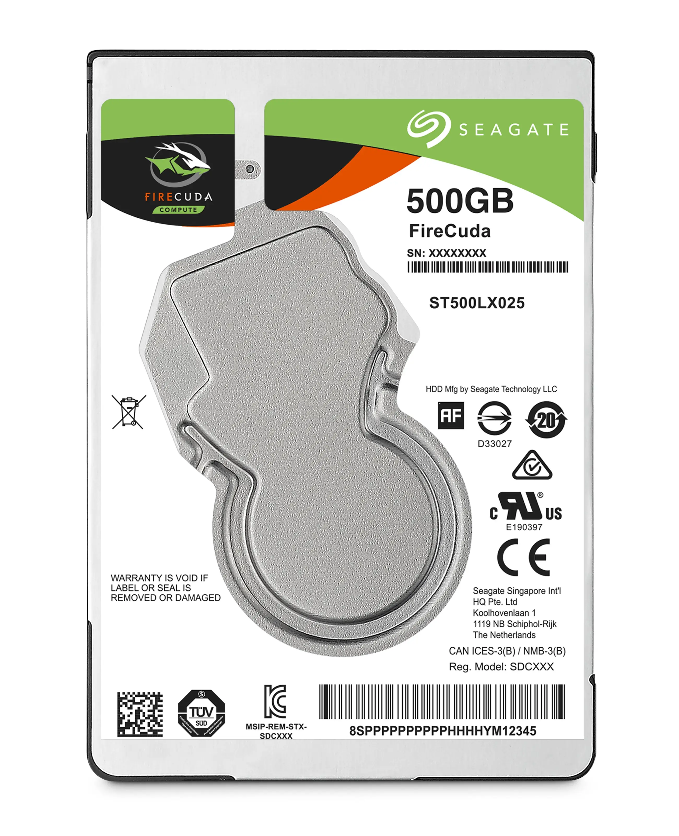 Seagate FireCuda 2.5" 500 GB ST500LX025
