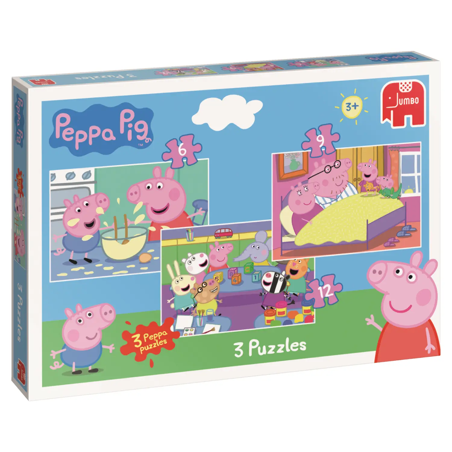 Jumbo 3in1 Puzzle Pack 18481