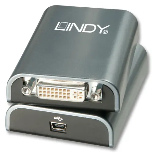 Lindy USB 2.0/DVI 42728