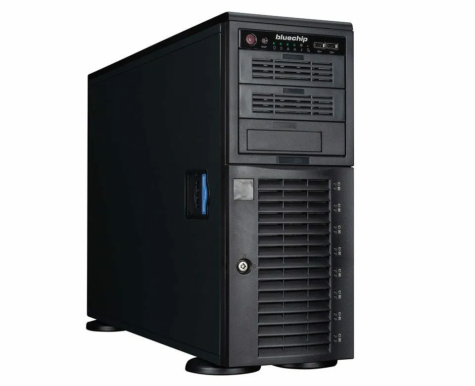 bluechip SERVERline T30334s sunucu 960 GB Dikey (Tower) Intel Xeon E E-2414 2,6 GHz 32 GB DDR5-SDRAM 1280 W