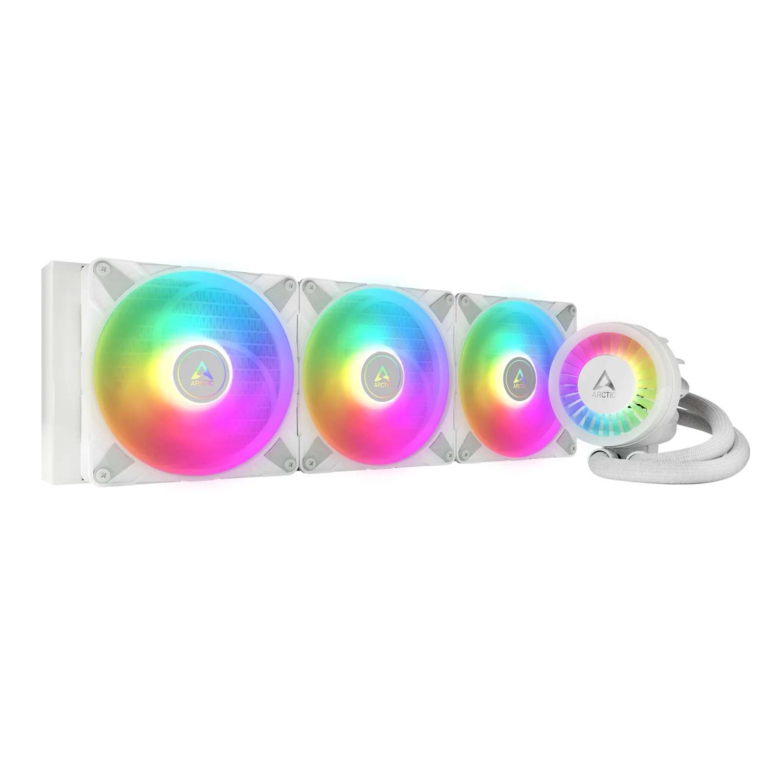 ARCTIC Liquid Freezer III 420 A-RGB İşlemci Hepsi dahil sıvı soğutma 14 cm Beyaz 1 adet