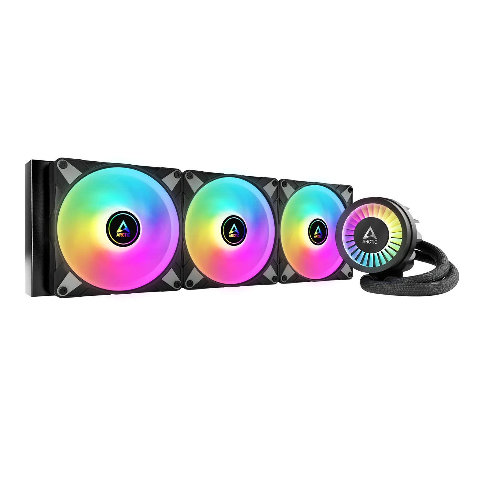 ARCTIC Liquid Freezer III 420 A-RGB İşlemci Hepsi dahil sıvı soğutma 14 cm Siyah 1 adet