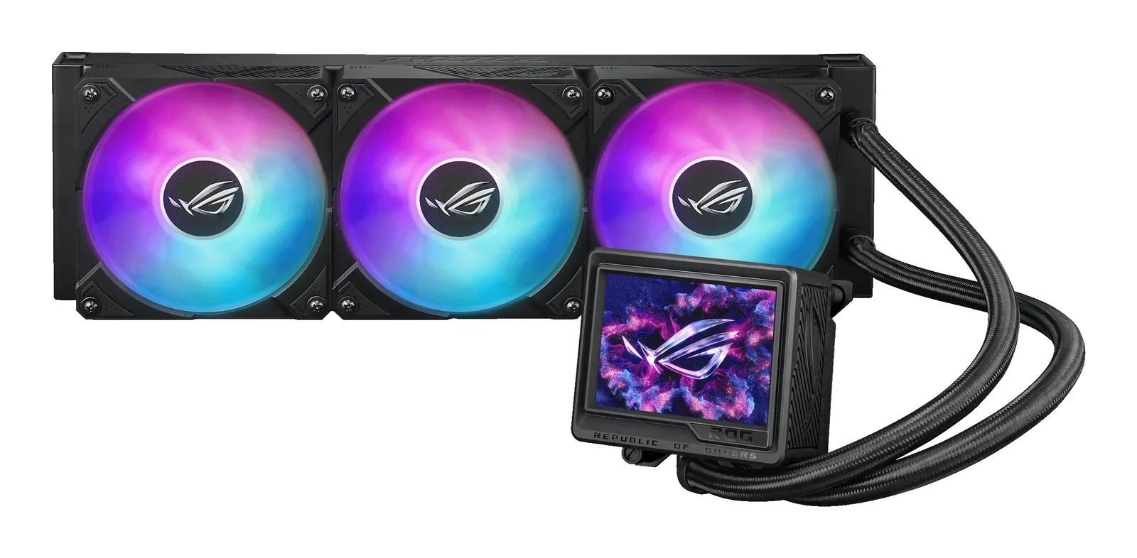 ASUS ROG Ryujin III 360 ARGB Extreme Bilgisayar çantası Hepsi dahil sıvı soğutma 12 cm Siyah