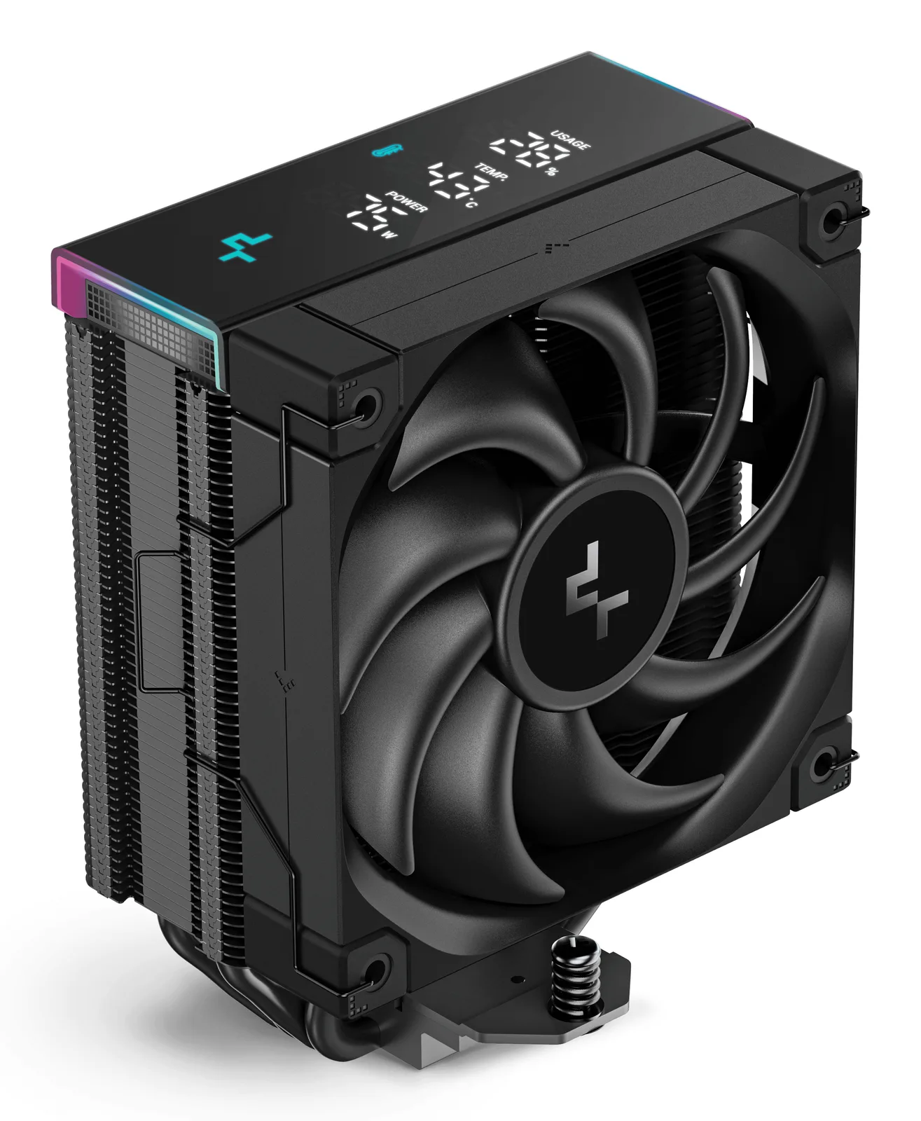 DeepCool AK400 Digital PRO İşlemci Havayla soğutma 12 cm Siyah 1 adet
