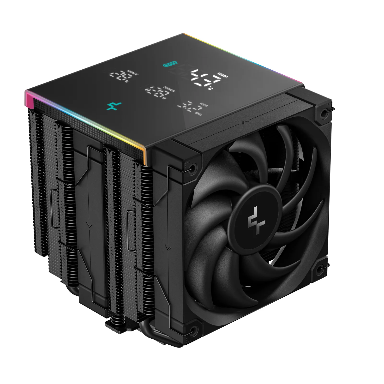 DeepCool AK620 Digital PRO İşlemci Havayla soğutma 12 cm Siyah 1 adet