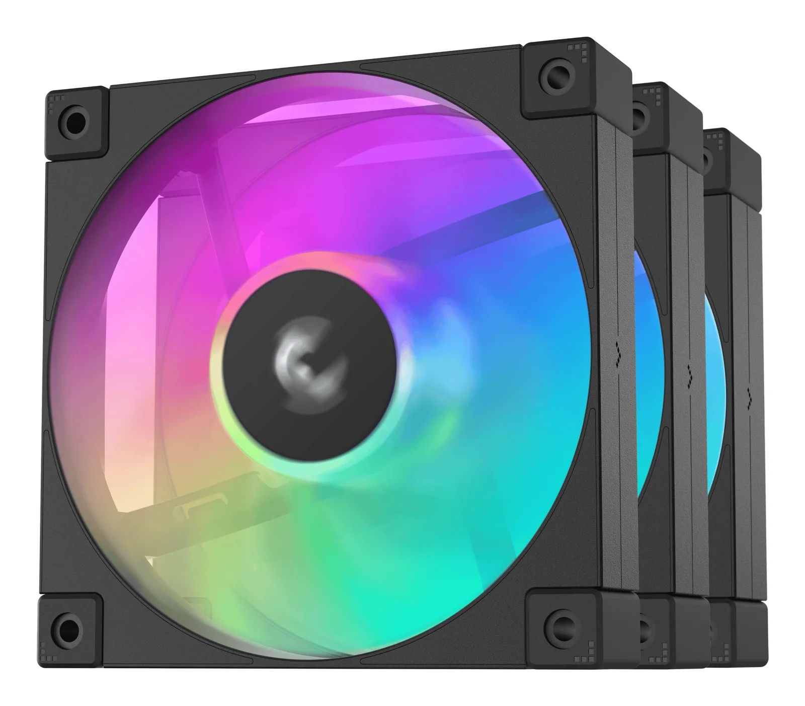 DeepCool FD12 ARGB-3 in 1 Bilgisayar çantası Fan 12 cm Siyah, Beyaz 3 adet