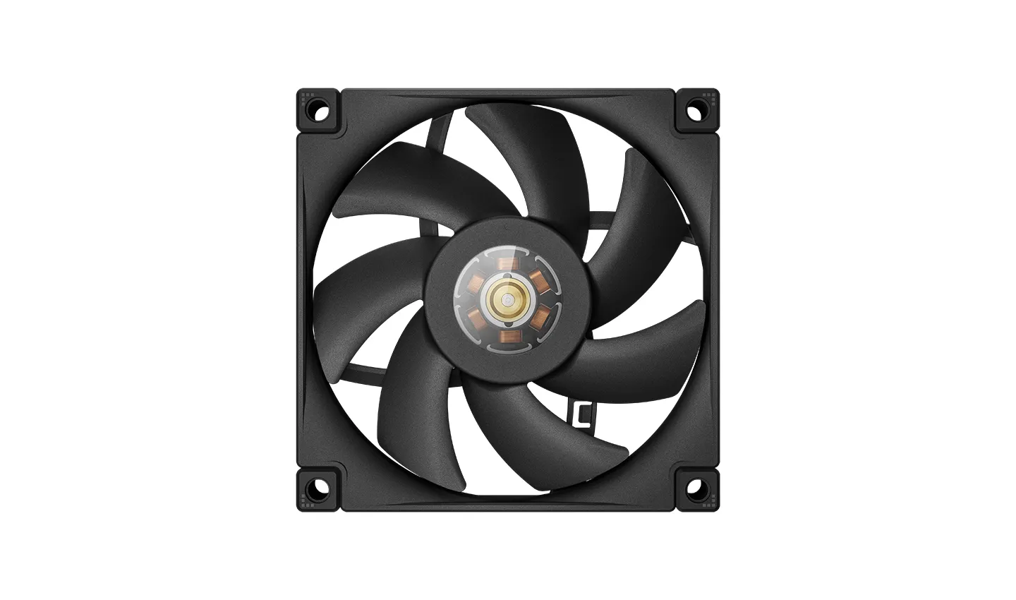 DeepCool FT9 SLIM Bilgisayar çantası Havayla soğutma 9,2 cm Siyah 1 adet
