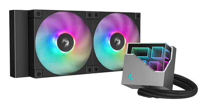 DeepCool LT240 İşlemci Hepsi dahil sıvı soğutma 12 cm Siyah 1 adet