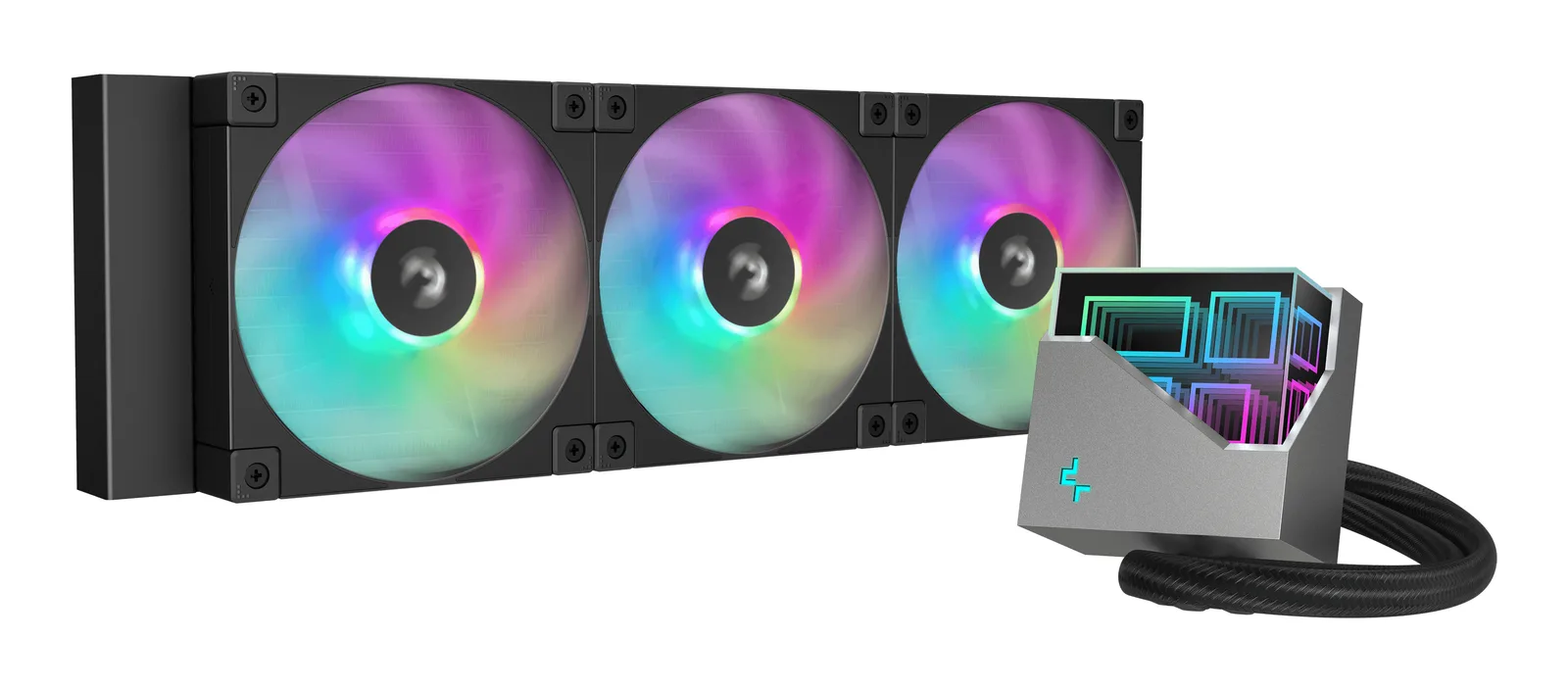 DeepCool LT360 ARGB İşlemci Hepsi dahil sıvı soğutma 12 cm Siyah 1 adet