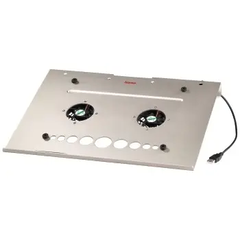 Hama Aluminium Notebook Cooler for 17" Devices, USB 00039795