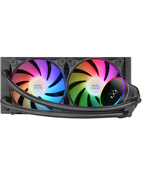 Mars Gaming ML-LCD240 İşlemci Sıvı soğutma kiti 12 cm Siyah 1 adet