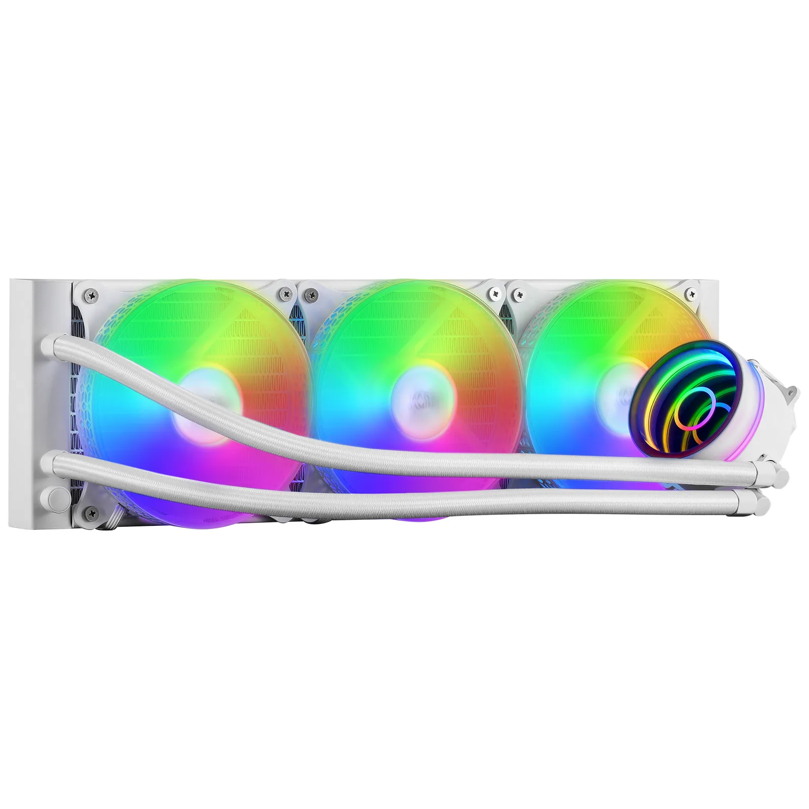 Mars Gaming ML-ONE360 White CPU Liquid Cooling TDP 550W 3 Fans FRGB MLONE360W