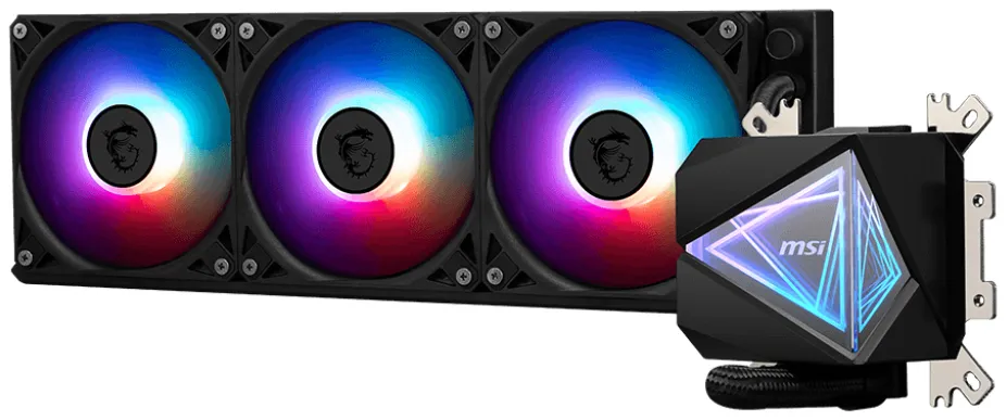MSI MAG Coreliquid I360 Bilgisayar çantası Hepsi dahil sıvı soğutma 12 cm Siyah 1 adet