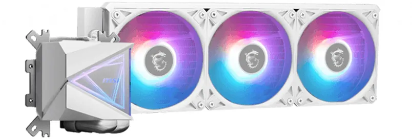 MSI MAG Coreliquid I360 WHITE İşlemci Hepsi dahil sıvı soğutma 12 cm Beyaz 1 adet