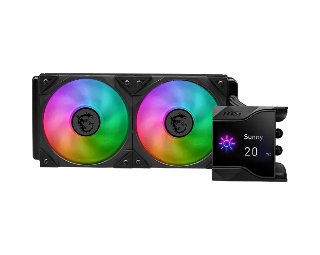MSI MPG Coreliquid D240 İşlemci Sıvı soğutma kiti 12 cm Siyah 1 adet
