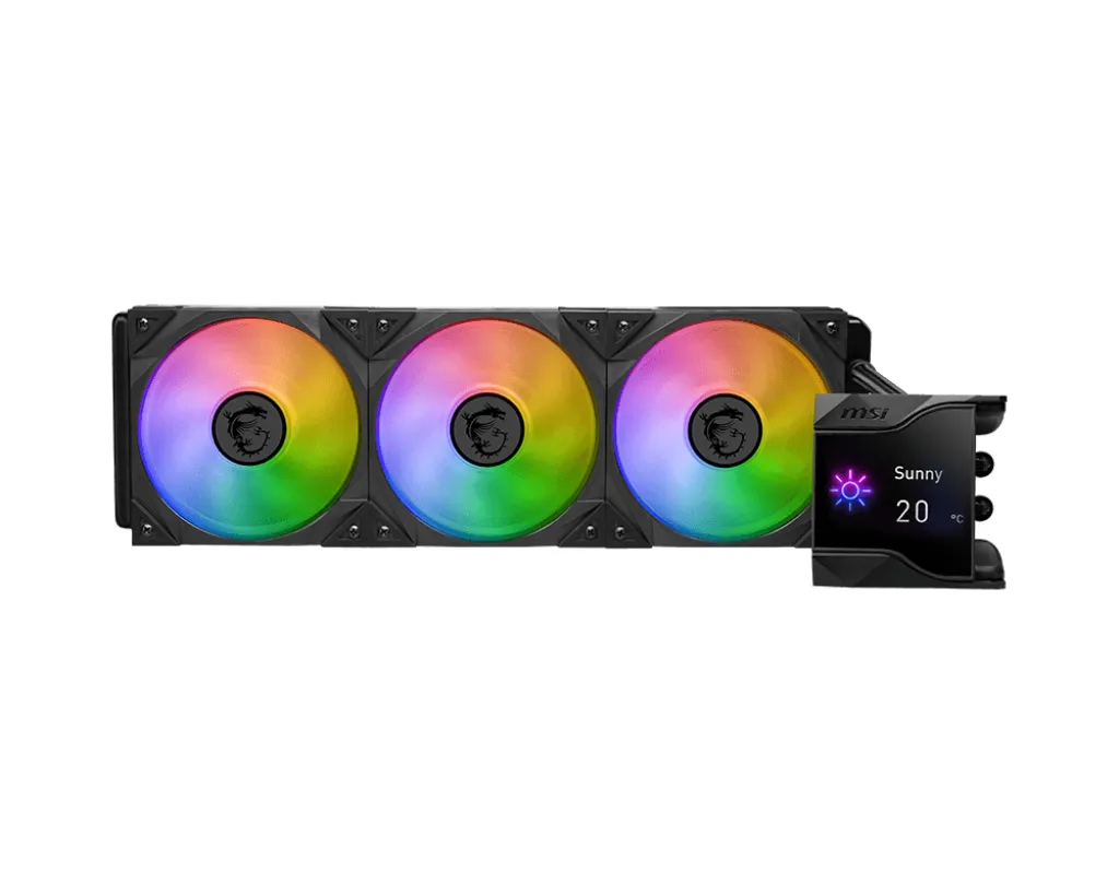 MSI MPG CORELIQUID D360 Bilgisayar Soğutma Sistemi İşlemci Hepsi dahil sıvı soğutma 12 cm Siyah 1 adet