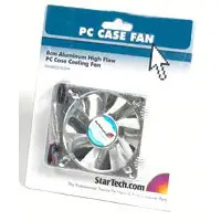 StarTech.com Aluminum 8x2.5cm High Flow Case Fan with TX3 Connector FAN8X25TX3AH