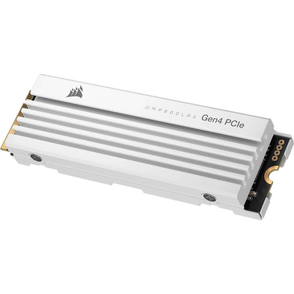 Corsair MP600 PRO LPX Beyaz Soğutuculu 4 TB M.2 Gen4 NVMe SSD Dahili SSD