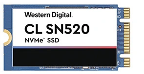 Western Digital SN520 256 GB M.2 Gen3 NVMe SSD Dahili SSD