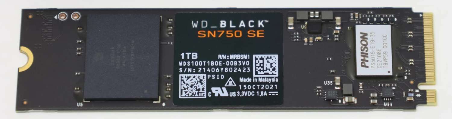 Western Digital WD_BLACK SN750 SE 500 GB M.2 Gen4 NVMe SSD Dahili SSD
