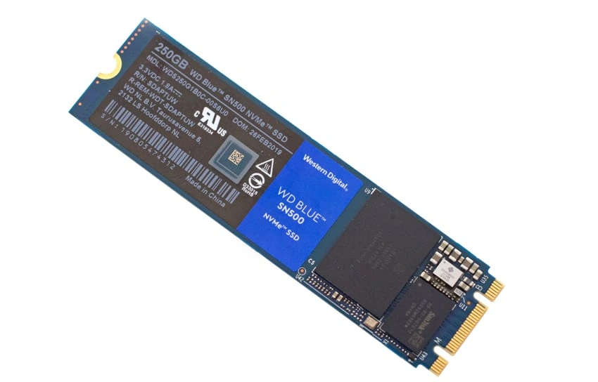 Western Digital WD Blue SN500 250 GB M.2 Gen3 NVMe SSD Dahili SSD