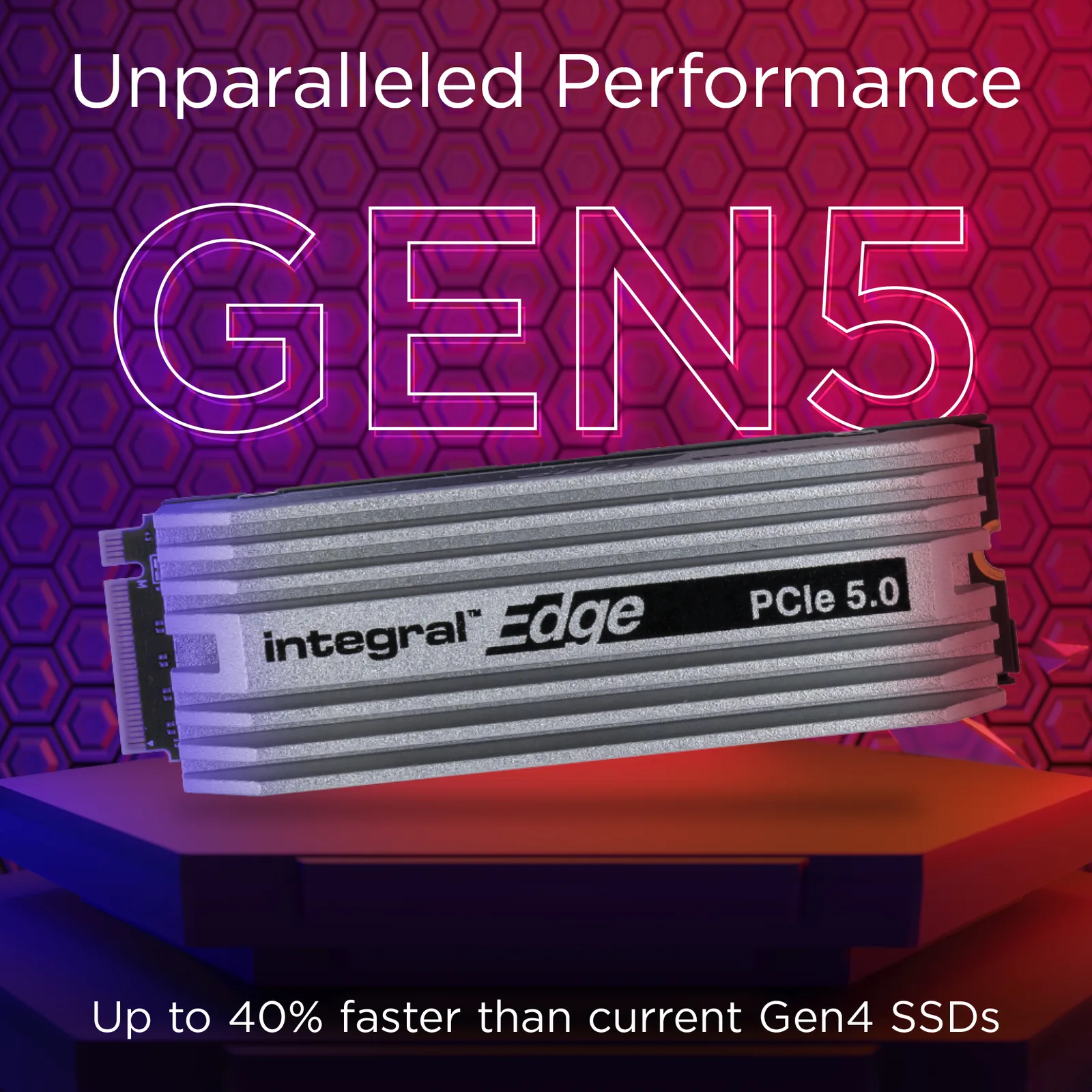 Integral INSSD2TM2280G5EDGEHSX dahili SSD 2 TB M.2 PCI Express 5.0 NVMe TLC