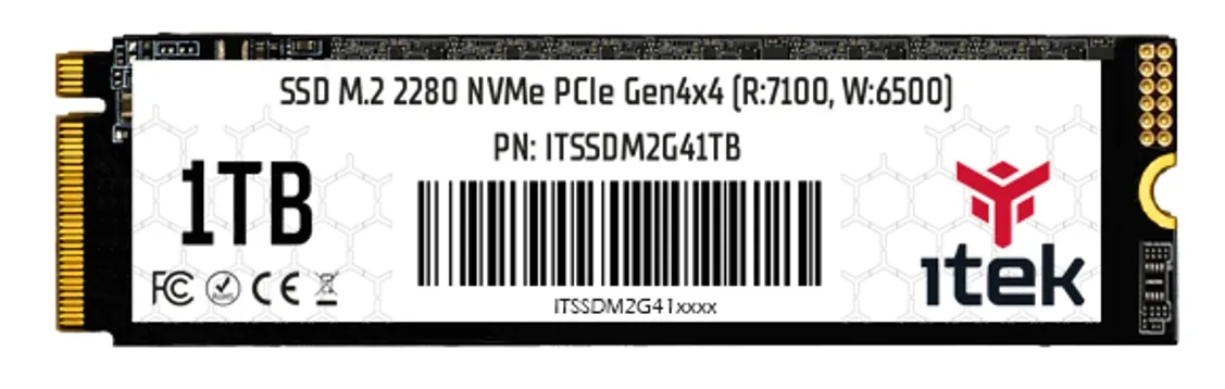 itek ITSSDM2G41TB dahili SSD 1 TB M.2 PCI Express 4.0 NVMe 3D NAND