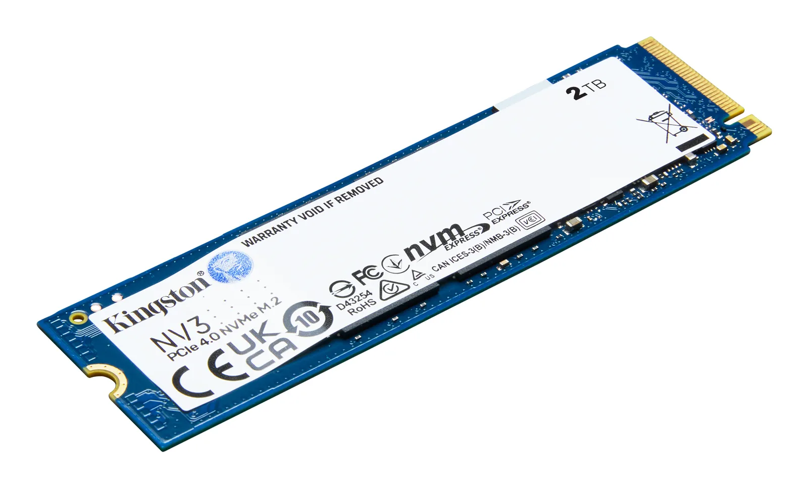 Kingston Technology Kingston NV3 2 TB M.2 PCI Express 4.0 NVMe 3D NAND