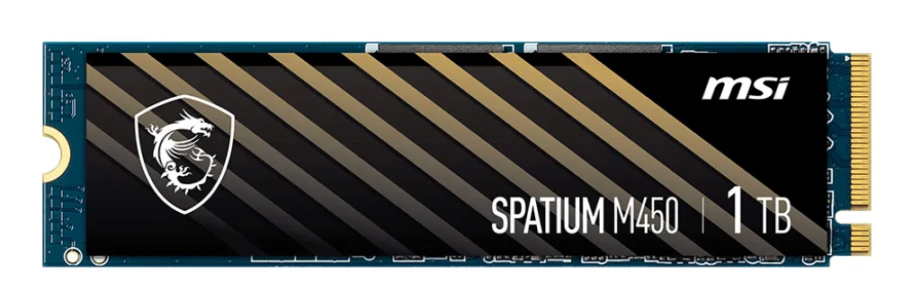 MSI Spatium M450 PCIe 4.0 NVMe M.2 2TB V1 PCI Express 4.0 3D NAND