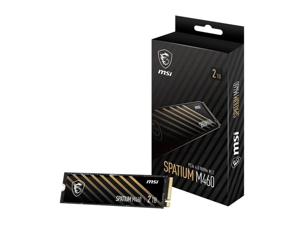 MSI SPATIUM M460 PCIE 4.0 NVME M.2 SPATIUM M460 PCIE 4.0 NVME M.2 2TB