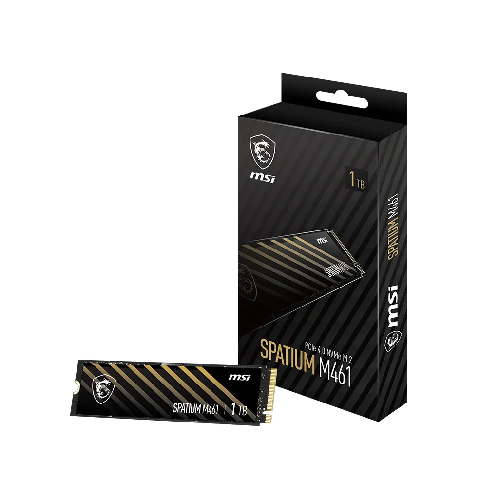 MSI SPATIUM M461 SPATIUM M461 PCIE 4.0 NVME M.2 1TB
