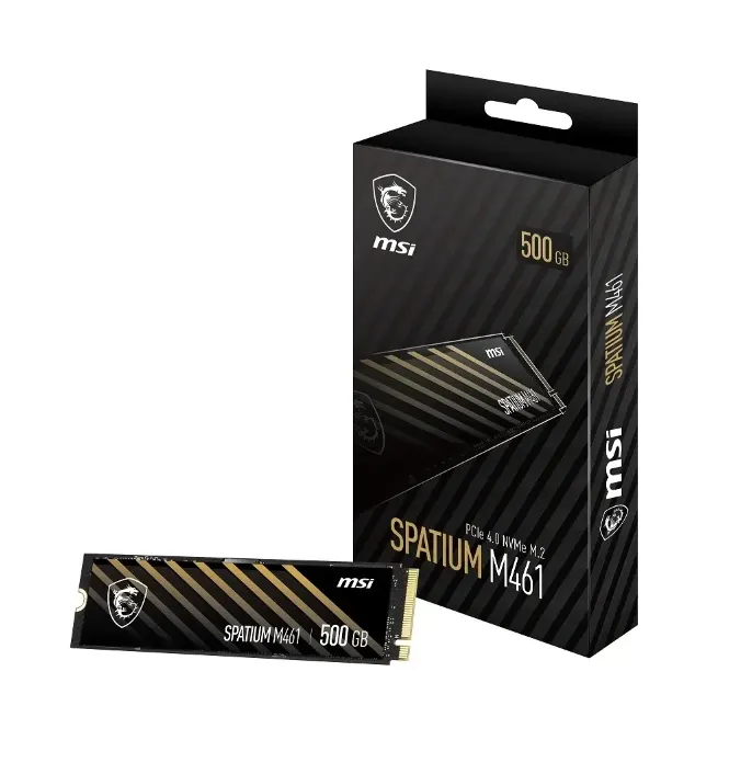MSI SPATIUM M461 SSD PCIe 4.0 NVMe M.2 SPATIUM M461 PCIE 4.0 NVME M.2 500GB
