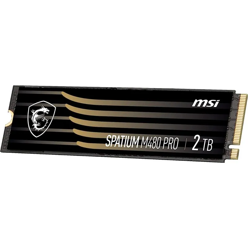 MSI SPATIUM M480 PRO PCIE 4.0 NVME M.2 SPATIUM M480 PRO PCIE 4.0 NVME M.2 2TB